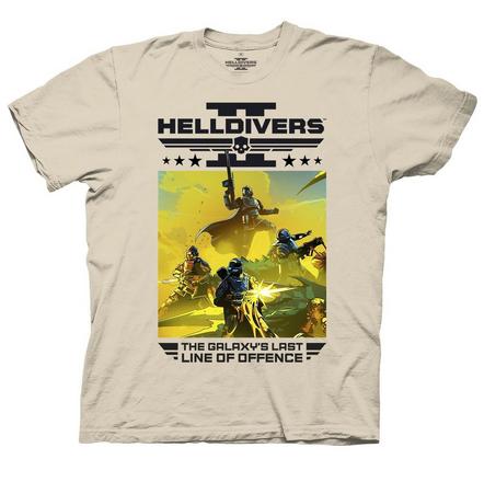 Helldivers Last Line of Offense Unisex T-Shirt Exclusivité Games Zone